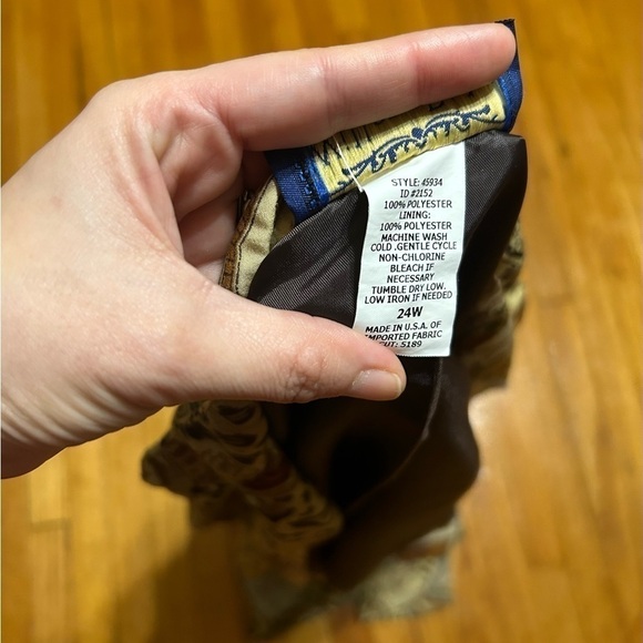 WILLOW RIDGE Women Size 24 Open Front Animal Print Elegant Lightweight Jacket - Picture 12 of 12